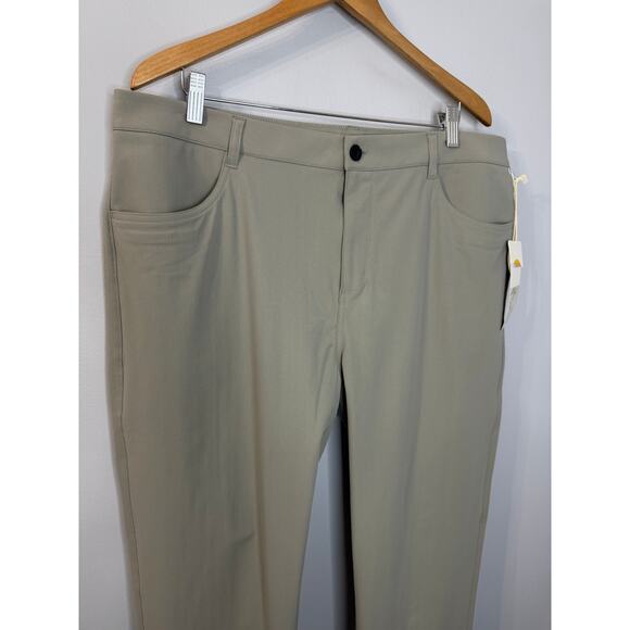 Vuori Men's Meta Pant Athletic Slim Grey Stretch Men's 38 x32 New Preppy - Picture 3 of 12